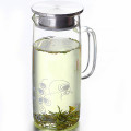 Eco-Friendly Vaso de agua de vidrio, vidrio Water Kettle, Glass Water Bottle Jarra de agua